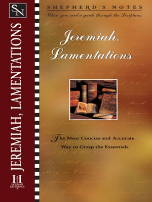 cover image of Jeremiah & Lamentations